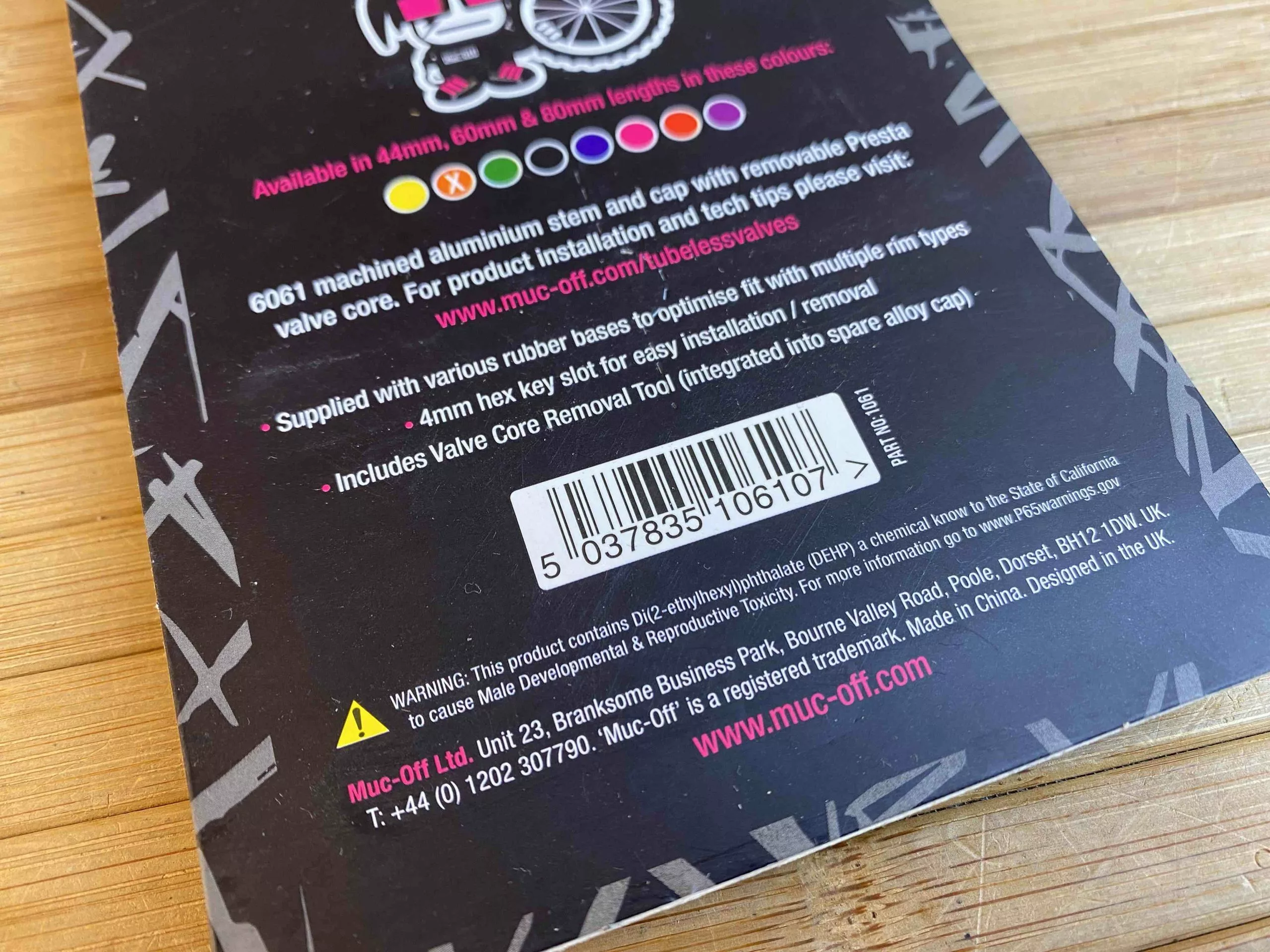 Muc-Off Muc Off Tubeless Valve Kit Ventile 60mm Orange 2 Muc-Off Muc Off Tubeless Valve Kit Ventile 60mm Orange – Bild 2