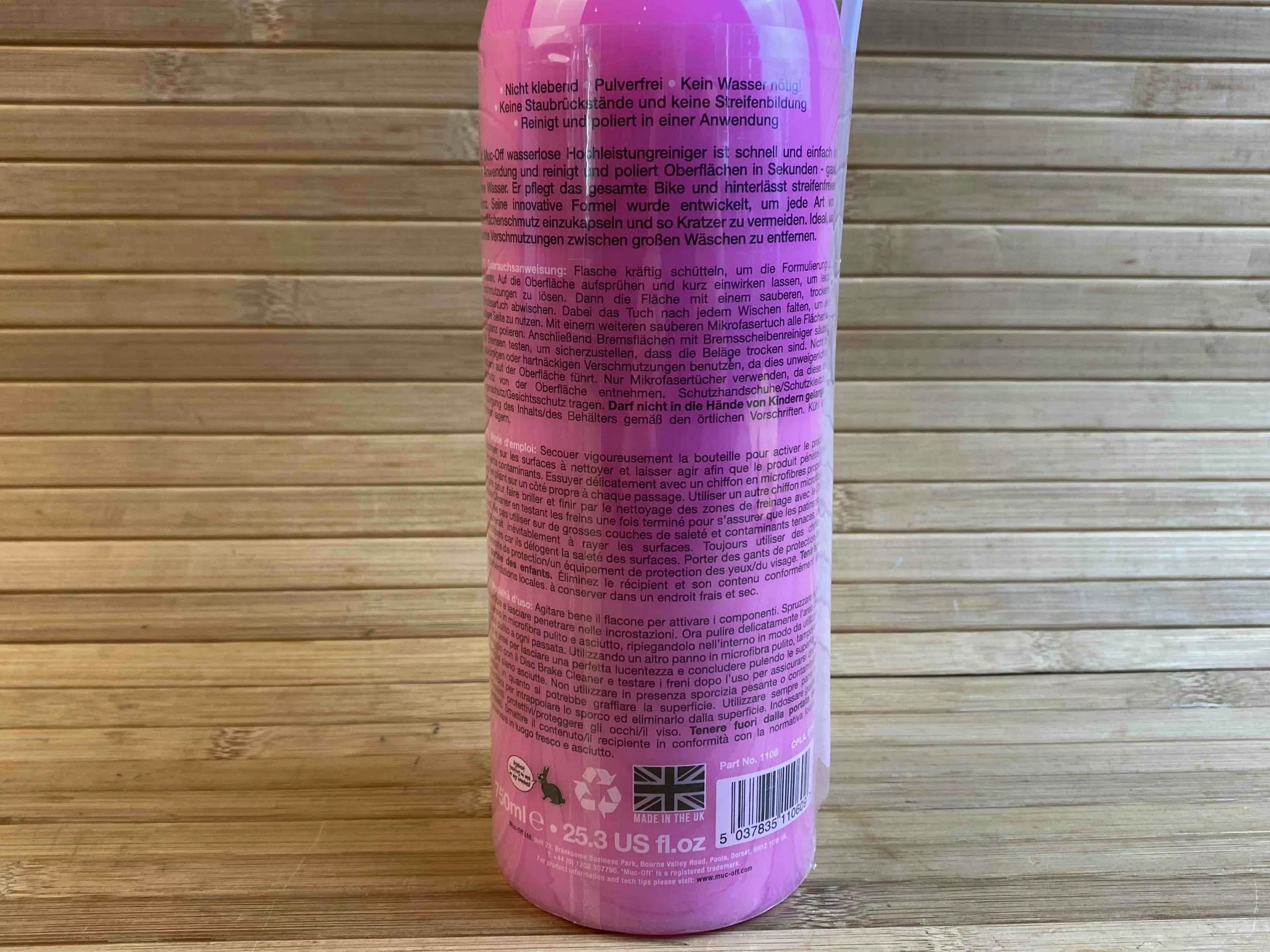 Muc-Off Muc Off E-Bike Waterless Wash Fahrradreiniger Trockenreiniger 4 Muc-Off Muc Off E-Bike Waterless Wash Fahrradreiniger Trockenreiniger – Bild 4