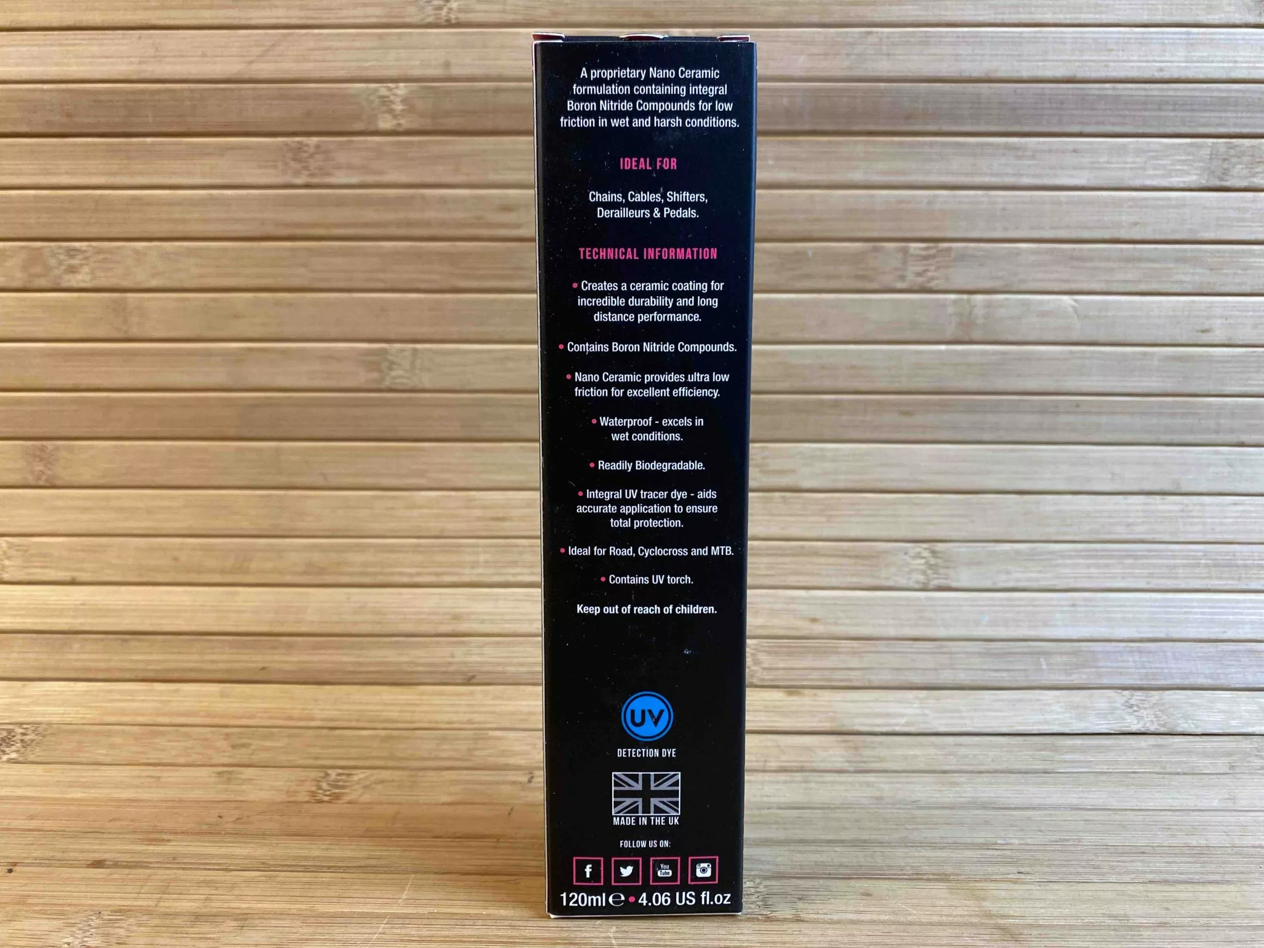 Muc-Off Muc Off C3 Wet Ceramic Lube Kettenöl 120ml 5 Muc-Off Muc Off C3 Wet Ceramic Lube Kettenöl 120ml – Bild 5