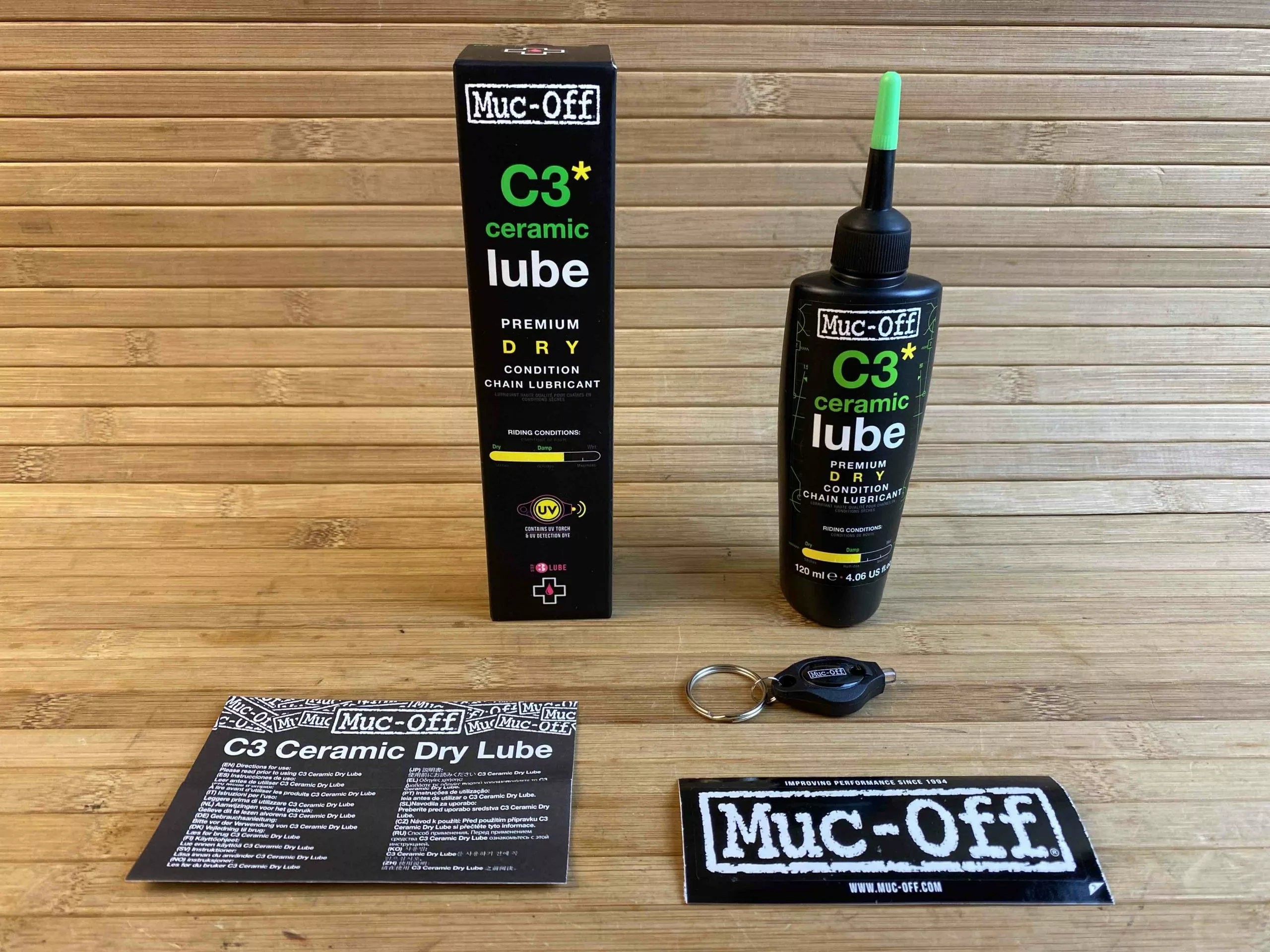 Muc-Off Muc Off C3 Dry Ceramic Lube Kettenöl 120ml 1 Muc-Off Muc Off C3 Dry Ceramic Lube Kettenöl 120ml