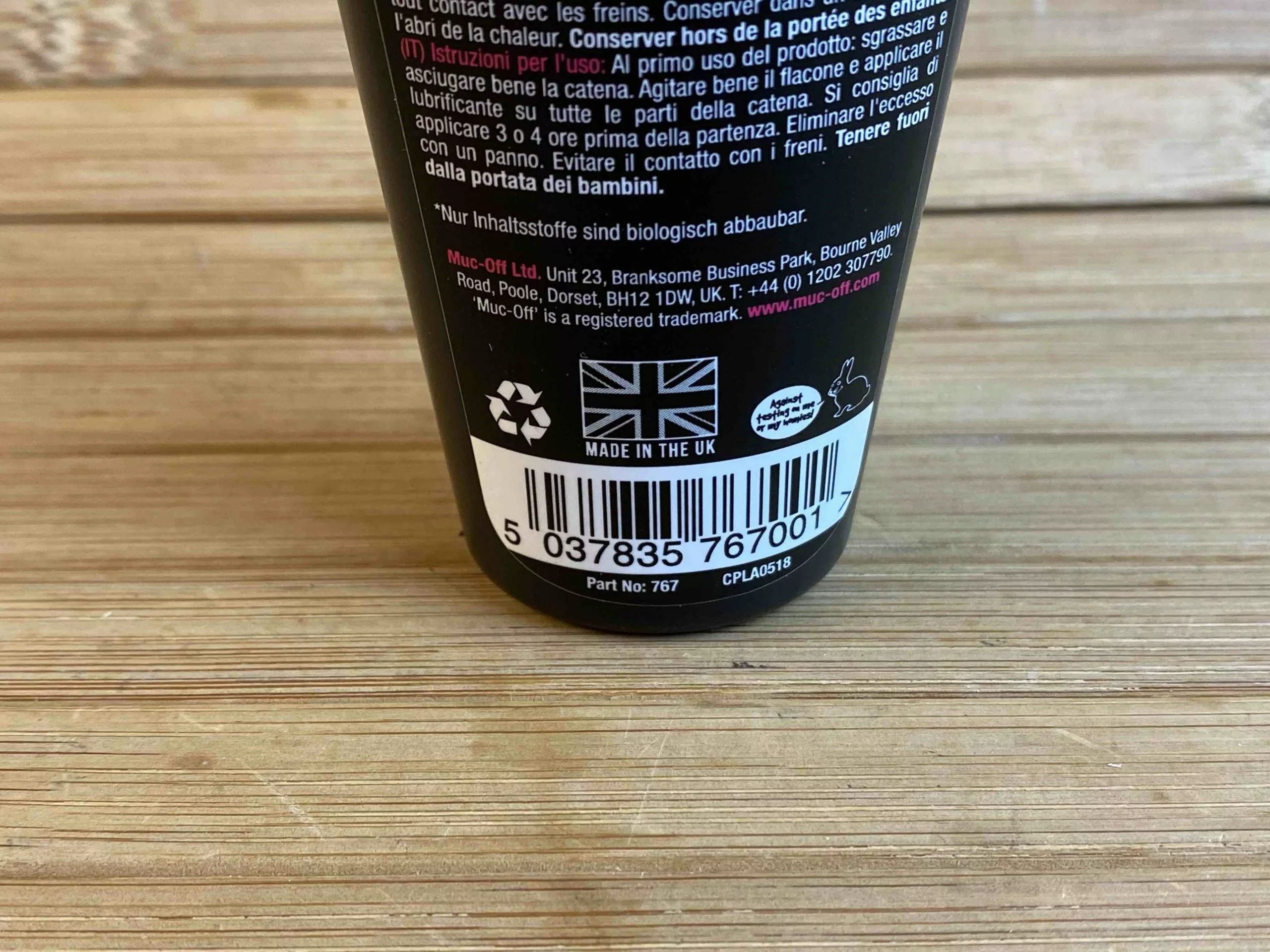 Muc-Off Muc Off Wet Lube 50ml Kettenöl 4 Muc-Off Muc Off Wet Lube 50ml Kettenöl – Bild 4