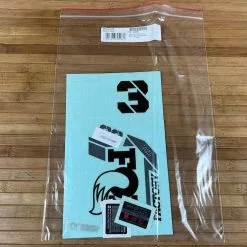 Fox Decal Kit 38 2021 F-S Black Logo / Shiny Orange -Fox-Laden IMG 6976