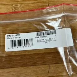 Fox Decal Kit 38 2021 F-S Black Logo / Shiny Orange -Fox-Laden IMG 6977