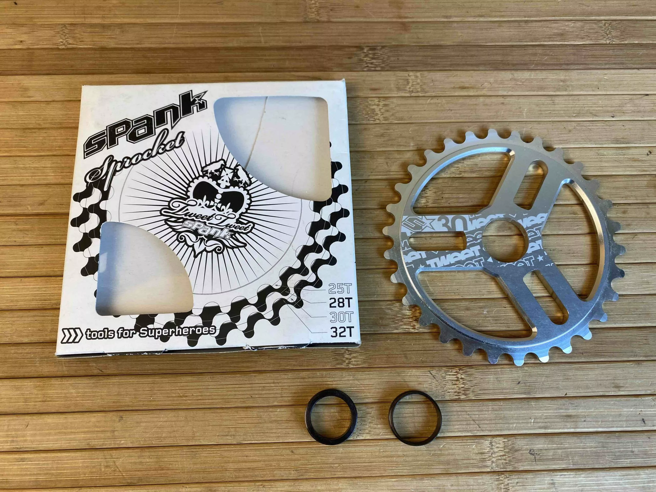 Spank Tweet Tweet BMX Kettenblatt Chrome 30T 1 Spank Tweet Tweet BMX Kettenblatt Chrome 30T