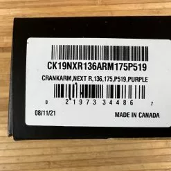 Race Face Next R Carbon Kurbelset 175mm 68/73mm Purple 15 Race Face Next R Carbon Kurbelset 175mm 68/73mm Purple -Fox-Laden IMG 7467
