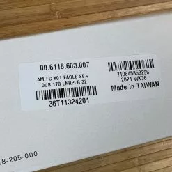 SRAM XO1 Carbon Eagle DUB Kurbel 170mm DUB 32T SB+ -Fox-Laden IMG 7626 22a79904 a1a6 4f91 b643 d9d0acf74986