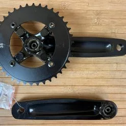 SRAM Truvativ Holzfeller 1.1 Kurbel 170mm / 38T Schwarz Howitzer -Fox-Laden IMG 8196