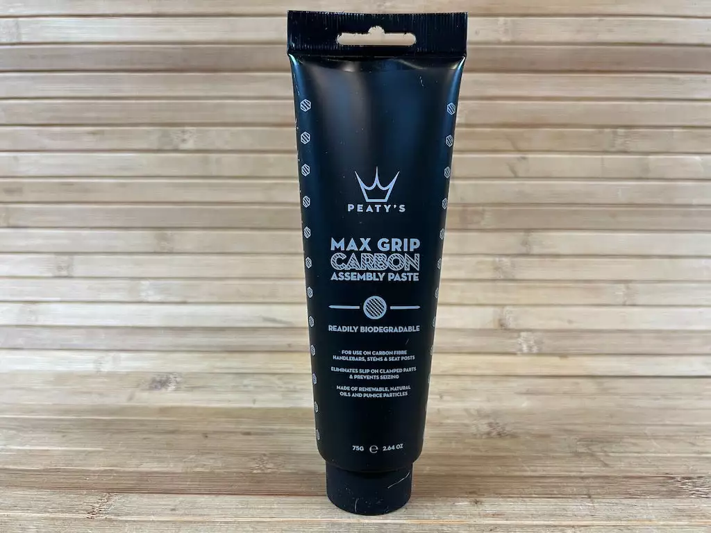 Peaty's Max Grip Carbon Assembly Paste Carbon Montagefett 75g 1 Peaty's Max Grip Carbon Assembly Paste Carbon Montagefett 75g