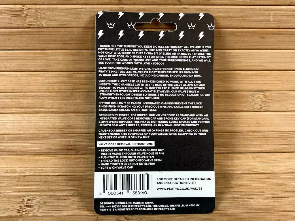 Peaty's Tubeless Ventile MK2 42mm Rasta 3 Peaty's Tubeless Ventile MK2 42mm Rasta – Bild 3