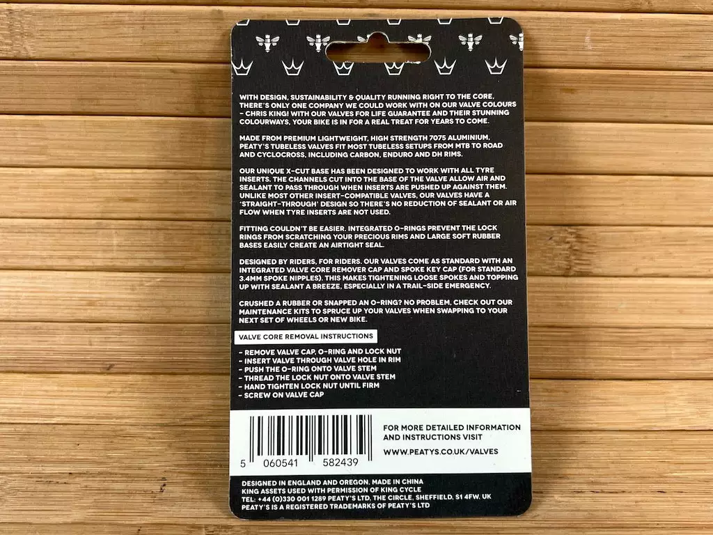 Peaty's Tubeless Ventile MK2 42mm Violet 3 Peaty's Tubeless Ventile MK2 42mm Violet – Bild 3