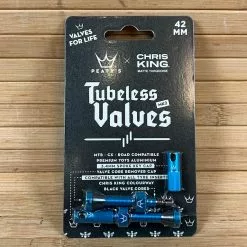 Peaty's Tubeless Ventile MK2 42mm Türkis / Turquoise