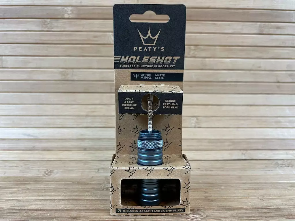 Peaty's Holeshot Tubeless Puncture Plugger Reparatur Kit Matte Slate 1 Peaty's Holeshot Tubeless Puncture Plugger Reparatur Kit Matte Slate