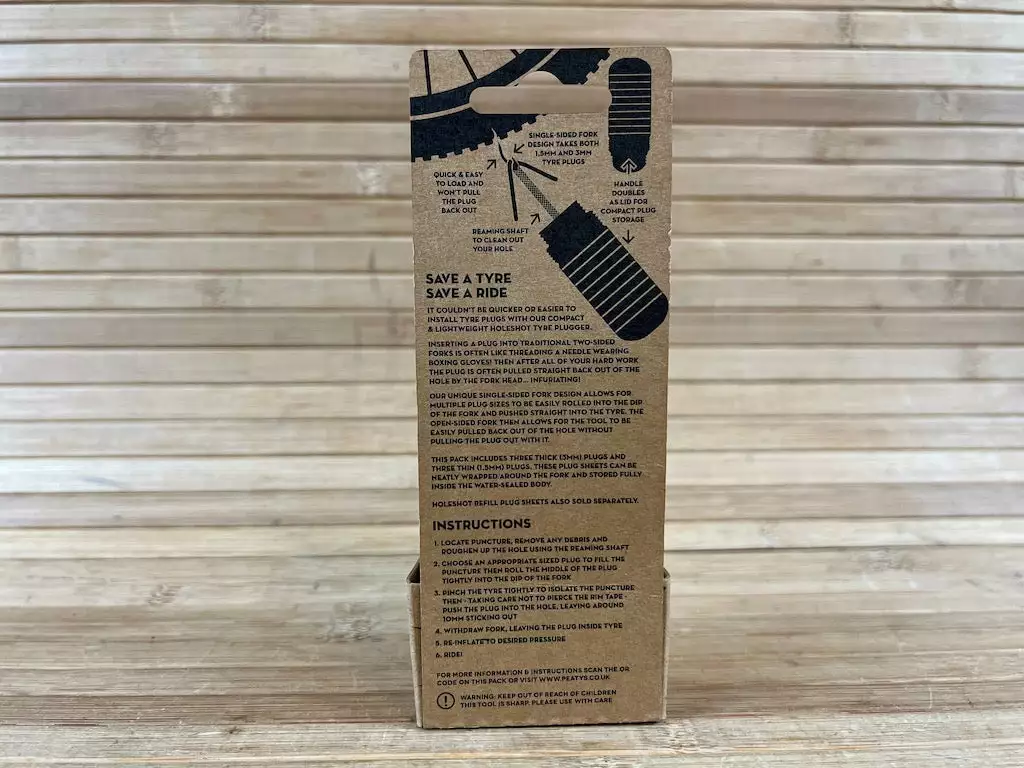 Peaty's Holeshot Tubeless Puncture Plugger Reparatur Kit Matte Violet 2 Peaty's Holeshot Tubeless Puncture Plugger Reparatur Kit Matte Violet – Bild 2