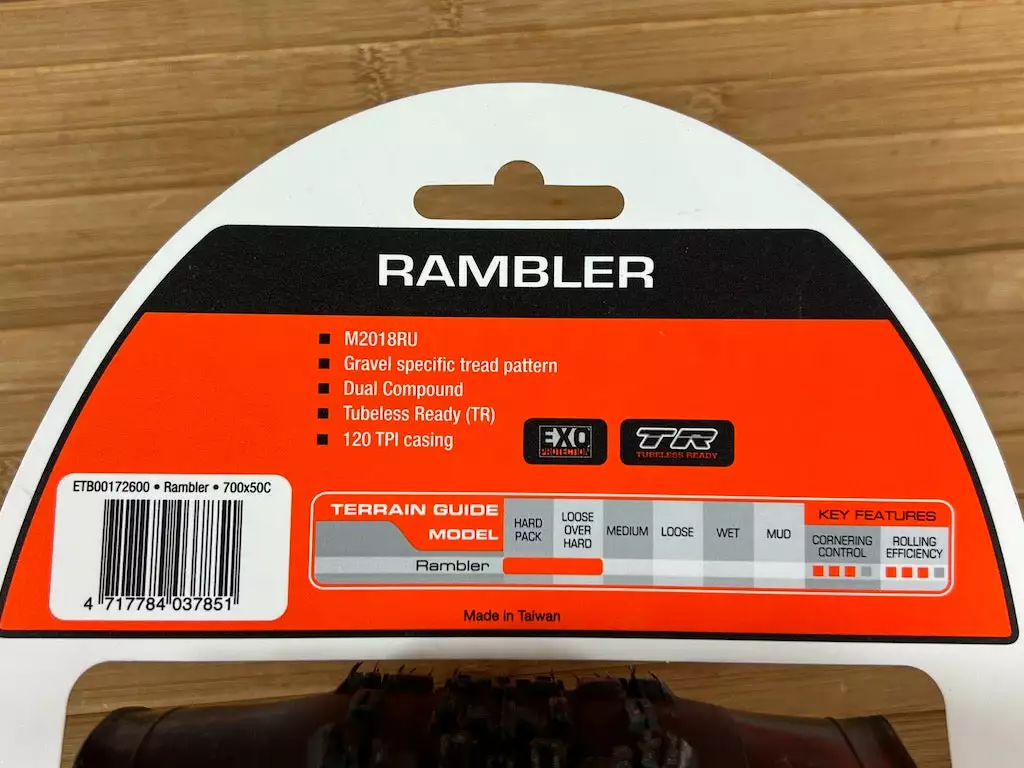 Maxxis Rambler Reifen 700 X 50C EXO TR Gravel 4 Maxxis Rambler Reifen 700 X 50C EXO TR Gravel – Bild 4