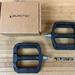 Burgtec MK4 Composite Flat Pedals / Pedale Black