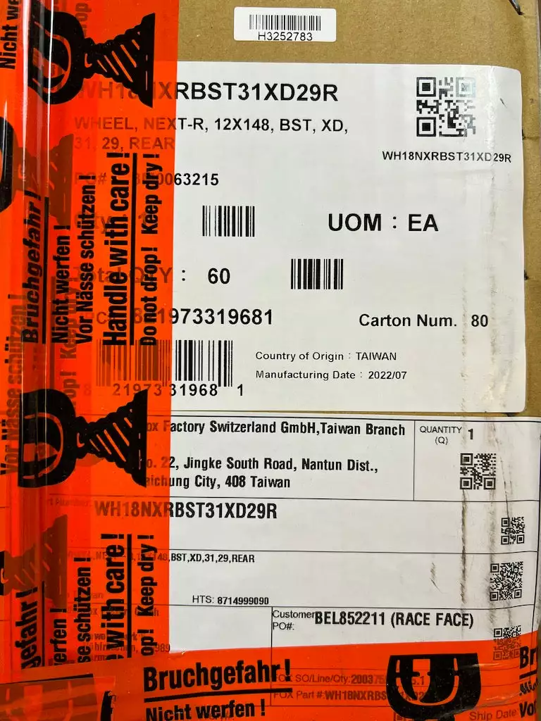 Race Face Next R 31 Carbon Hinterrad HR 29" Boost Schwarz 12 Race Face Next R 31 Carbon Hinterrad HR 29" Boost Schwarz – Bild 12