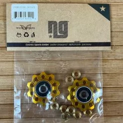 NG Sports CNC-Schaltwerkrollen 10 Z. Gold -Fox-Laden IMG 9352